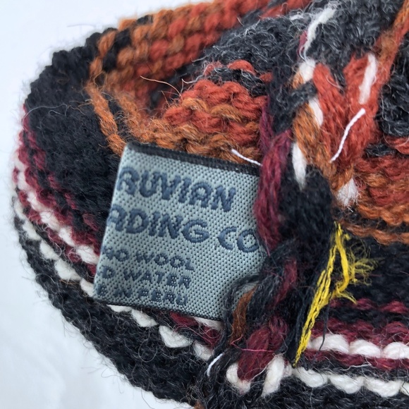 COPY - new Peruvian Trading Co. knit hat beanie stripe wool unisex - Picture 7 of 9